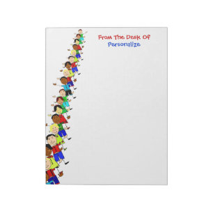 Bloc-note L'école mignonne badine l'illustration pour le