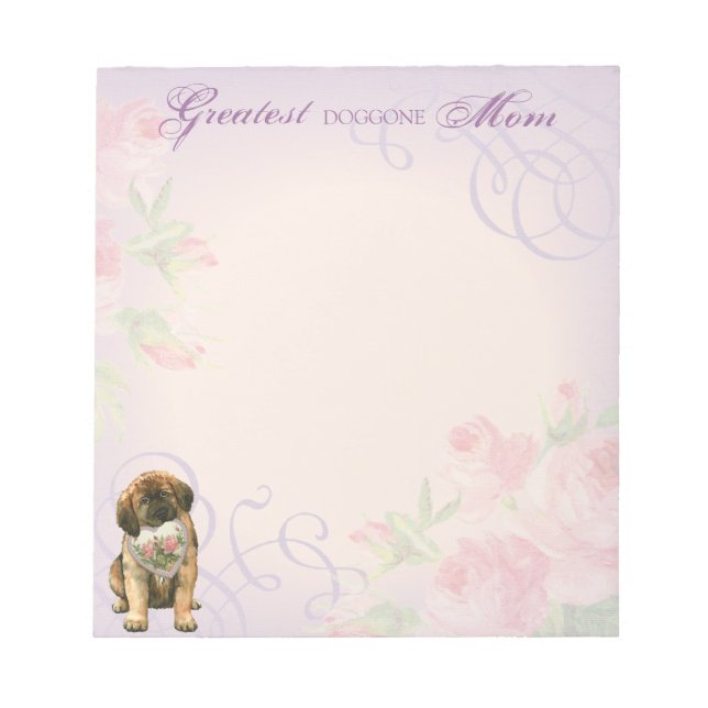 Bloc-note Leonberger Heart Mom (Devant)