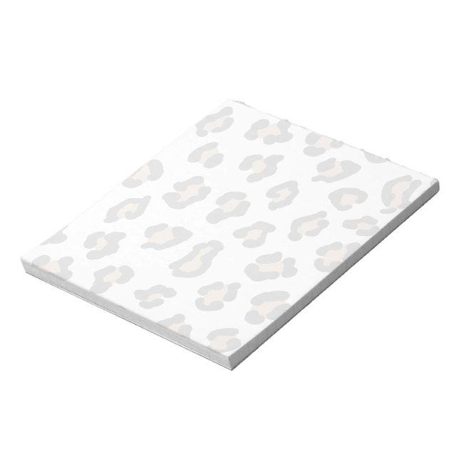 Bloc-note Léopard noir Orange Wild Animal patte (Tourné)