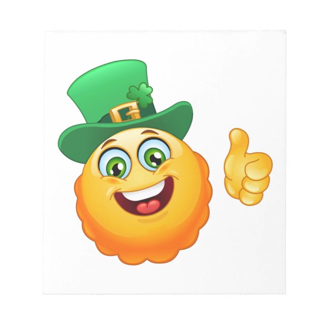 Bloc-note leprechaun emoji (Devant)