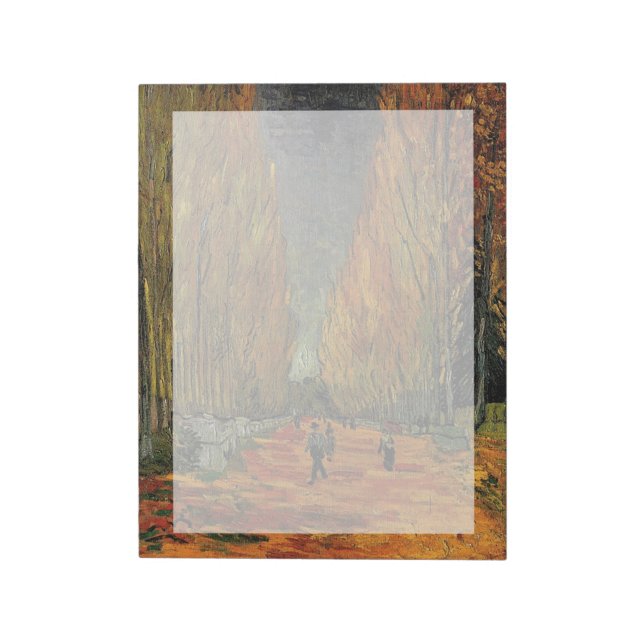 Bloc-note Les Alyscamps par Vincent van Gogh. Automne (Tourné)