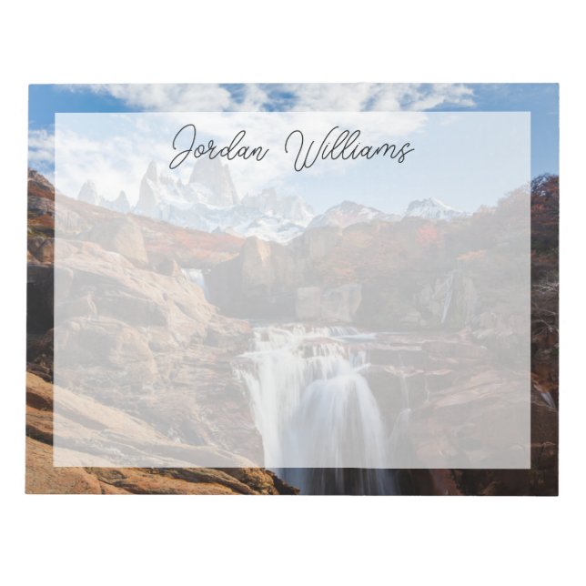 Bloc-note Les cascades | Fitz Roy Mountain, Argentine (Devant)