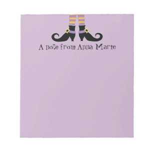 Bloc-note Les chaussures de Whimsy Witch