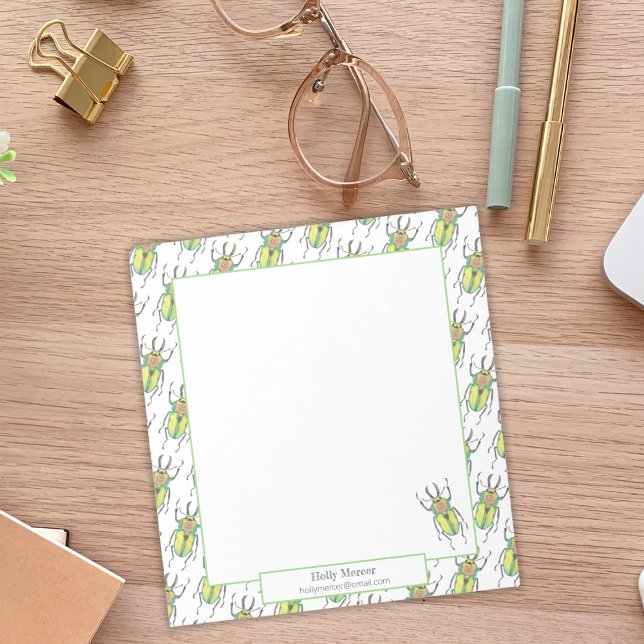 Bloc-note Les coléoptères d'appréciation de l'enseignant (Créateur téléchargé)