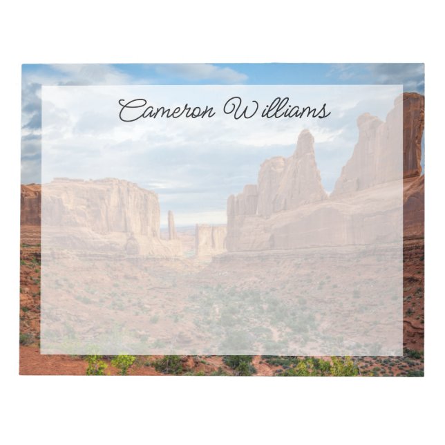 Bloc-note Les déserts | Parc national des Arches, Utah (Devant)