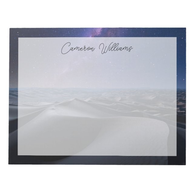 Bloc-note Les déserts | Quartier vide Désert Abu Dhabi (Devant)