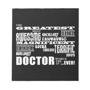 Bloc-note Les docteurs Cool modernes et amusants les plus gr