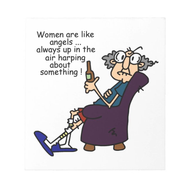 Bloc-note Les Femmes Sont Comme Des Anges (Devant)