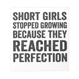 Bloc-note Les Filles Courtes Ont Arrêté De Cultiver Parce Qu