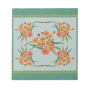 Bloc-note Les fleurs de gommiers australiens