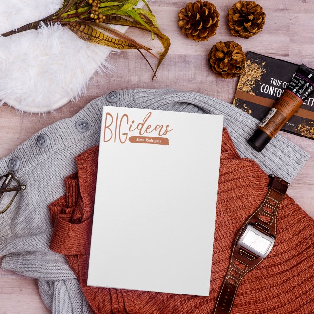 Bloc-note Les grandes idées citrouilles (Créateur téléchargé)