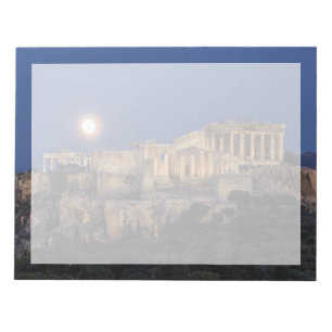 Bloc-note Les monuments Parthénon Athènes, Grèce