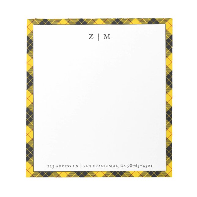 Bloc-note Les Patters de MacLeod (Devant)