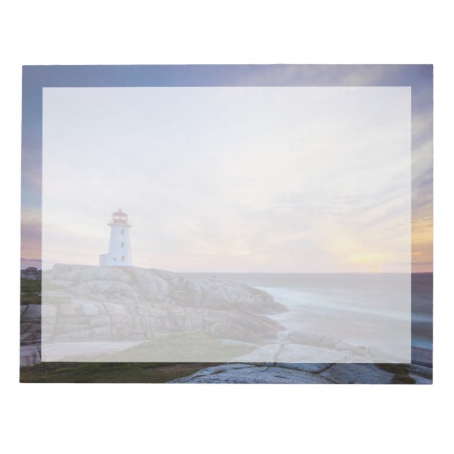Bloc-note Les phares | Phare de Peggy's Cove Nouvelle-Écosse (Devant)