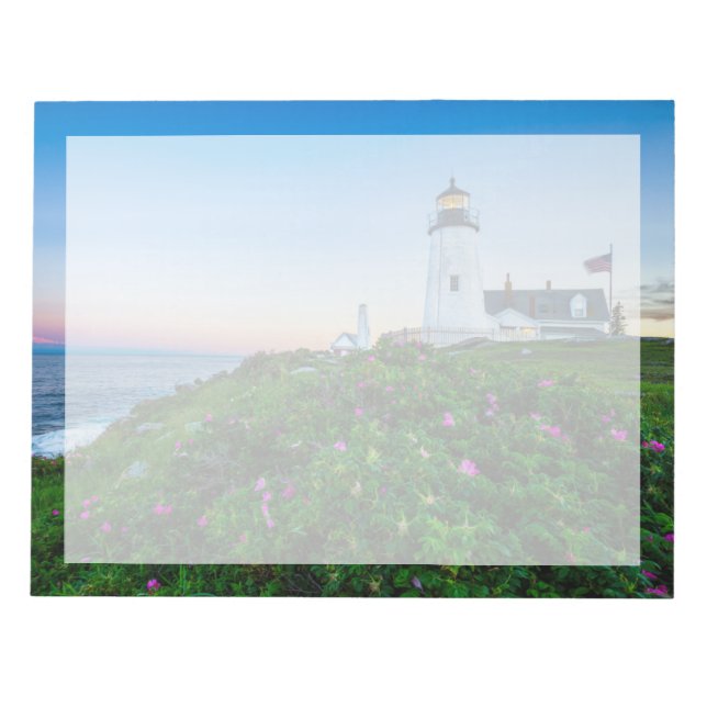 Bloc-note Les phares | Point Lighthouse Bristol Maine (Devant)