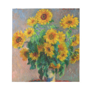 Bloc-note Les tournesols de Monet