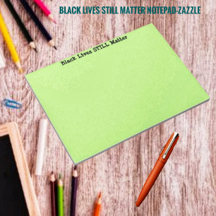 Bloc-note Les vies noires restent importantes
