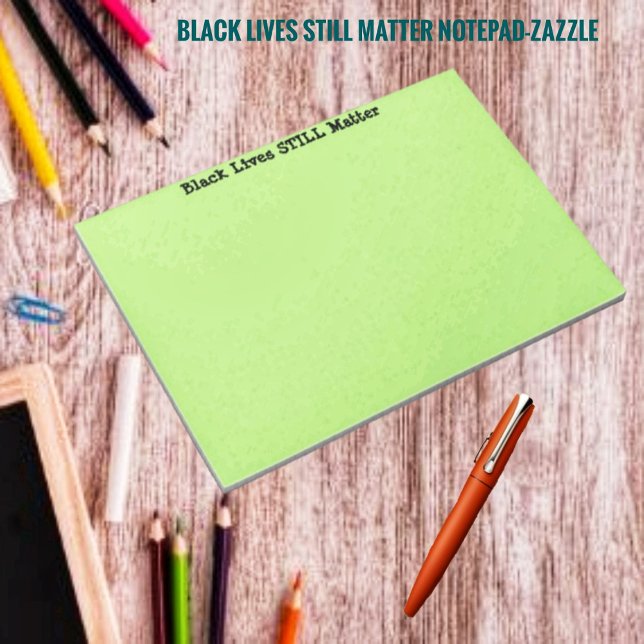 Bloc-note Les vies noires restent importantes (Créateur téléchargé)