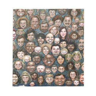 Bloc-note Les visages de l'humanité