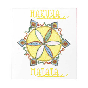 Bloc-note L'étoile à la fabrication de Hakuna Matata