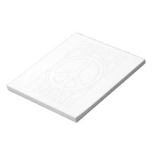 Lettre Contour Noir Faded Peace Please