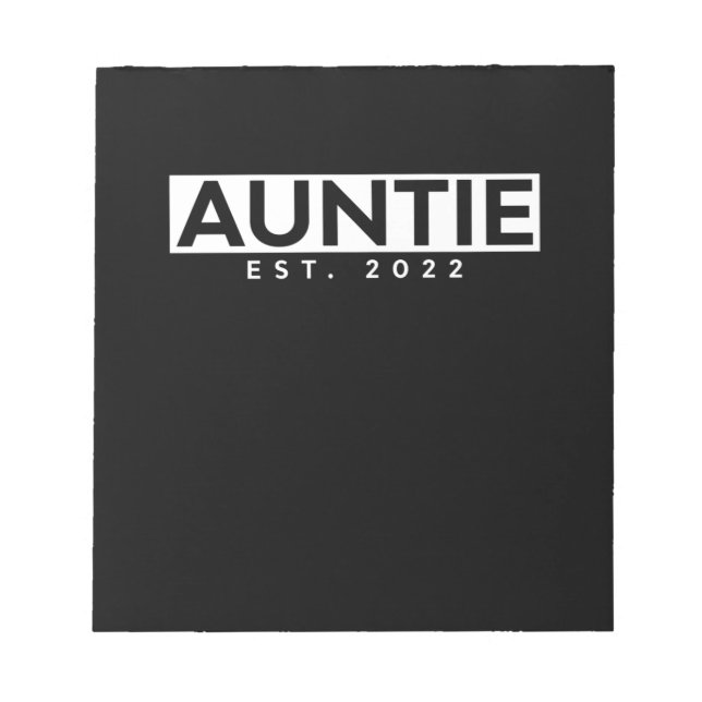Bloc-note Lettre de l'auntie graphique. 20 (Devant)
