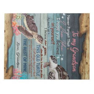 Bloc-note Lettre personnalisée à mon petit-fils de grand-pèr