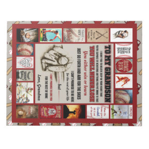 Bloc-note Lettre personnalisée à mon petit-fils, grand-mère