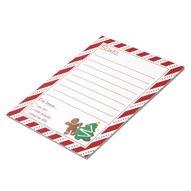 Bloc-note Lettres au Père Noël (Incliné)