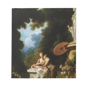 Bloc-note Lettres d'amour par Jean Honore Fragonard