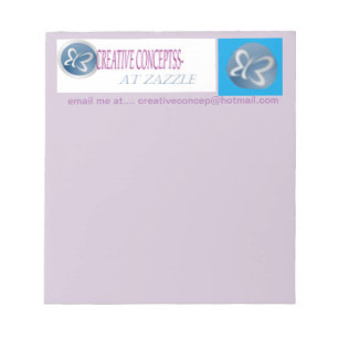 BLOC-NOTE LETTRES PERSONNALISÉES EN TÊTE DE NOTE PADS 5,5 X 