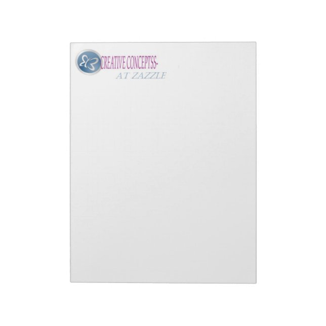 BLOC-NOTE LETTRES PERSONNALISÉES EN-TÊTE NOTE PADS 8 1/2 X 1 (Tourné)