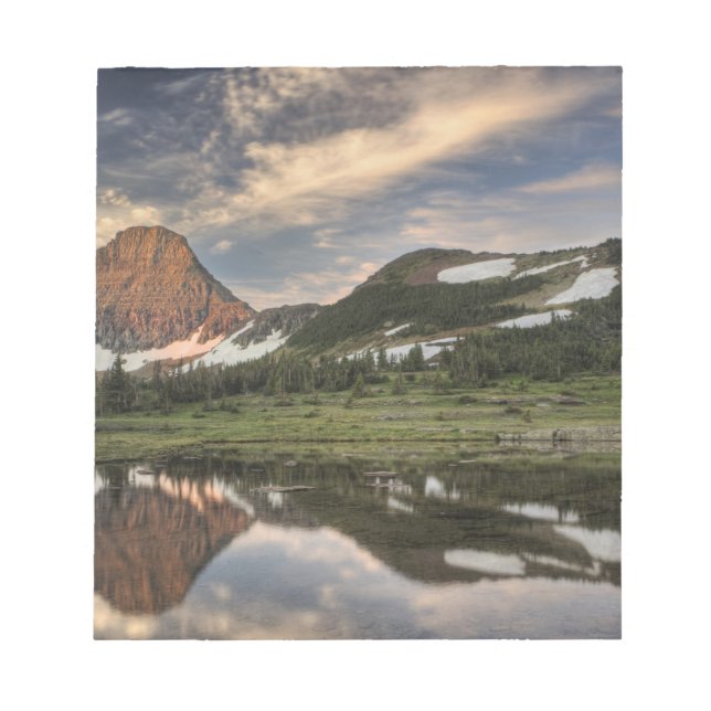 Bloc-note Lever de soleil et reflet, Glacier National Park, (Devant)