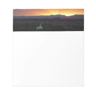 Bloc-note Lever de soleil sur le paysage de St. George Utah