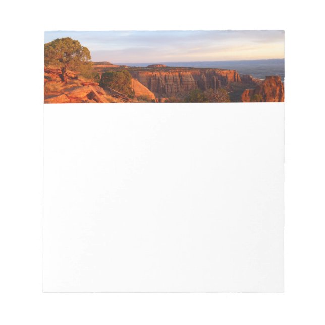 Bloc-note Lever de soleil sur le sentier Grand View au monum (Devant)