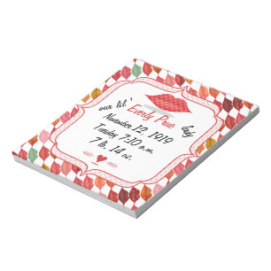 Bloc-note Lèvres Mme Hipster Vintage Retro Bride