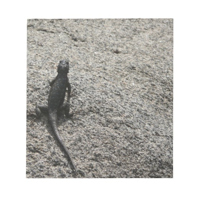 Bloc-note Lézard noir (Devant)