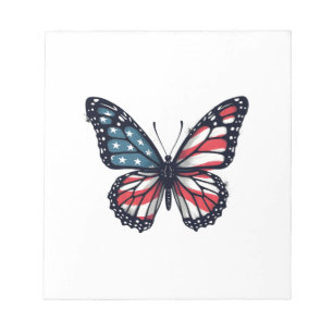 Bloc-note Libellule Drapeau Américain Patriotique 4 Juillet