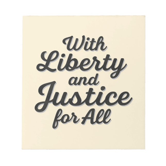 Bloc-note Liberté et justice pour tous pour la liberté de pr (Devant)