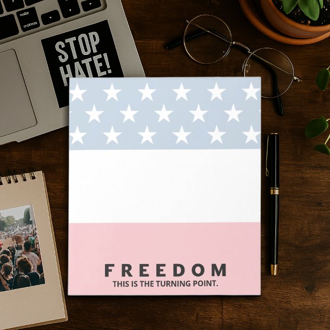 Bloc-note Liberté Un Véritable Patriote (Créateur téléchargé)