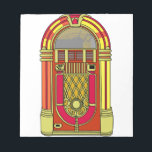 Bloc-note Librairie<br><div class="desc">Faites glisser des pièces dans le juke-box,  choisissez vos morceaux préférés et dansez la nuit. Un grand design dynamique sur les cadeaux pour les amis ou la famille qui sont désespérément rétro!</div>