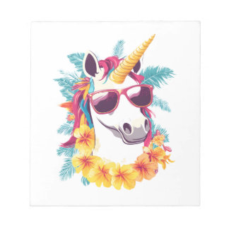 Bloc-note Licorne Aloha Hawaïenne