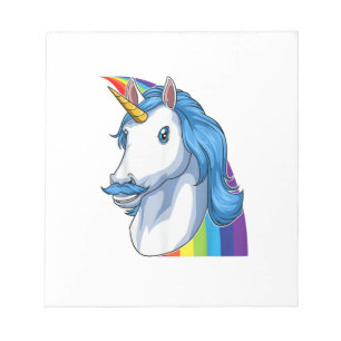 Bloc-note Licorne avec Moustache Dadacorn Dadicorn Licorne D