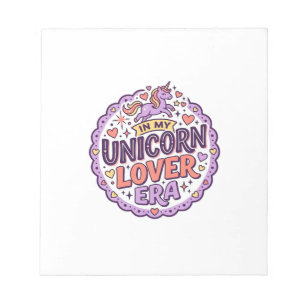 Bloc-note Licorne Dans Mon Ère d'Amant de Licorne Marchandis