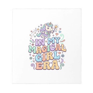 Bloc-note Licorne Dans Mon Ère Magical Girl Kawaii Autocolla
