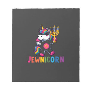 Bloc-note Licorne de Hanukkah Dabbing Jewnicorn Chanukah jui