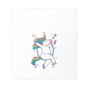 Bloc-note Licorne Lyra Femme, Licorne Cerceau Aérien, Aérobi