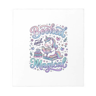 Bloc-note Licorne Réservée et Idée Cadeau Magique Typographi
