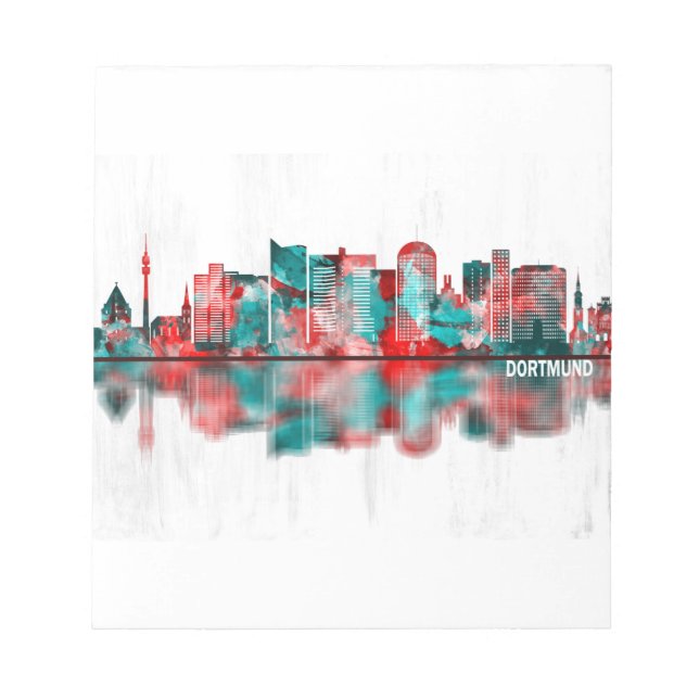Bloc-note Ligne aérienne Dortmund Allemagne (Devant)