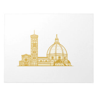 Bloc-note Ligne d'or de Florence Art Notes de luxe minimal